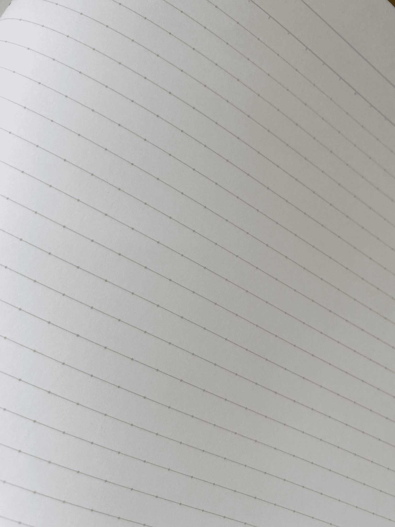 Kokuyo dotted line notebook