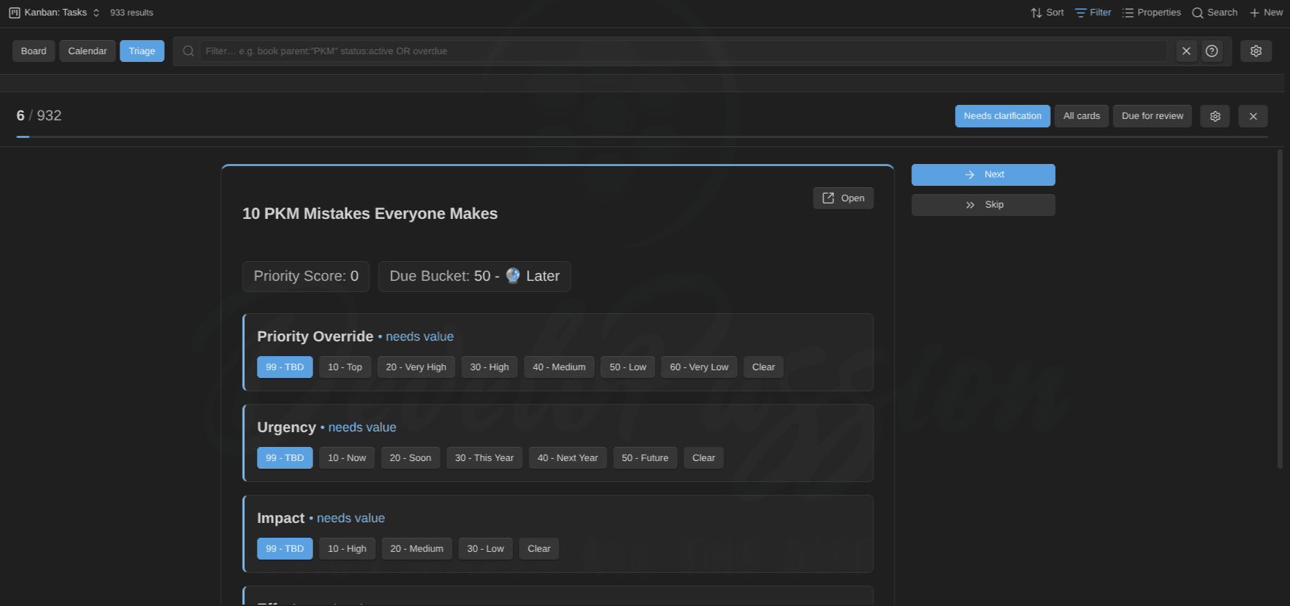 2026-06-30 - Kanban Action Planner plugin for Obsidian - triage.png